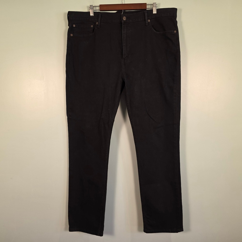 Levis 511 Slim Fit Black Denim Jeans Mens 42x32 04511-4406